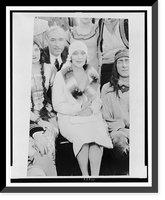 Dolores Del Rio, three-quarter length portrait, seated with others, facing front Classic, Vintage Print