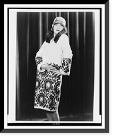 Dolores Del Rio, three-quarter length portrait, standing, facing front, Vintage Poster