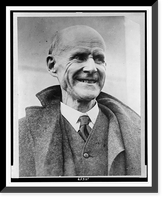 Eugene Debs, as he stepped from the Atlanta prisonon Christmas day, head-and-shoulders portrait, facing right Classic, Vintage Poster