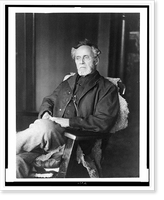 Historic Framed Print, [Dr. Andrew T. Still, three-quarter length portrait, seated, facing left],  17-7/8" x 21-7/8"