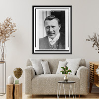 Historic Framed Print, [Wilhelm Filchner, head-and-shoulders portrait, facing slightly left],  17-7/8" x 21-7/8"
