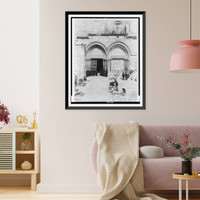 Historic Framed Print, Portes du Saint-S&eacute;pulcre.Bonfils.,  17-7/8" x 21-7/8"
