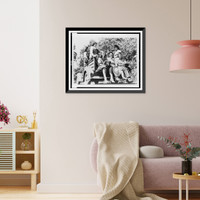 College girls help gather U.S. crops, Antique Print