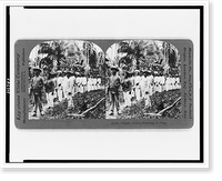 Historic Framed Print, Filipino pickets returning to camp - 2,  17-7/8" x 21-7/8"