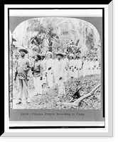 Historic Framed Print, Filipino pickets returning to camp - 2,  17-7/8" x 21-7/8"