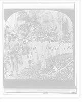 Historic Framed Print, Filipino pickets returning to camp - 2,  17-7/8" x 21-7/8"