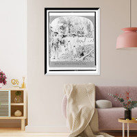 Historic Framed Print, Filipino pickets returning to camp - 2,  17-7/8" x 21-7/8"