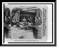 Historic Framed Print, Cutting up the hogs, Armour's great packing house, Chicago, U.S.A.,  17-7/8" x 21-7/8"