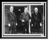 Standing, left to right: Mr. Austen Chamberlain, Premier Stanley Baldwin, and Sir Winston Churchill.Photo Central News from Underwood & Underwood, Antique Wall Art