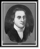 Button Gwinnett, head-and-shoulders portrait, facing slightly right, Historic Reproduction