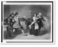 Vintage Photo Print - Miss Langston shielding her father.T.H. Matteson