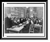 Class in the Party evening school at the Caoutchoue" plant, Moscow", Historic Reproduction