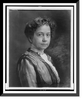 Annie Fellows Johnston, head-and-shoulders portrait, facing right, Vintage Print