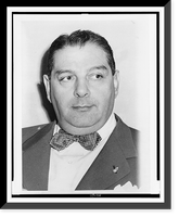 John Ox" DaGrosa, head-and-shoulders portrait, facing front", Vintage Wall Art