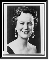 Historic Framed Print, [Dora Vasconcellos, head-and-shoulders portrait, facing front],  17-7/8" x 21-7/8"