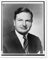 Historic Framed Print, [David Rockefeller, head-and-shoulders portrait, facing, slightly right],  17-7/8" x 21-7/8"