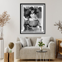 Historic Framed Print, [Howdy Doody, a puppet, in pilgrim costume, for appearance in Thanksgiving Day parades],  17-7/8" x 21-7/8"