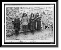 Historic Framed Print, Natives of Oraibe,  17-7/8" x 21-7/8"
