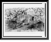 The ca&ntilde;on of San Diego - ruins of church 250 years old.E.A. Bass, photographer, Socorro, New Mexico, Historic Print