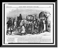 Contrabands accompanying the line of Sherman's march through Georgia.from a sketch by our special artist, Vintage Print