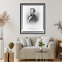 General William T. Sherman, head-and-shoulders portrait, facing left.engd. by J.C. Buttre ; photo by Anthony. Classic, Historic Reproduction