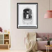 Mrs. Winstanley as Mrs. Quickly.engraved by Hollis from a daguerreotype by Mayall, Antique Poster