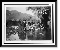 Historic Framed Print, Taos children,  17-7/8" x 21-7/8"