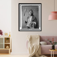 Historic Framed Print, Tries His Knee,  17-7/8" x 21-7/8"