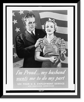 I'm proud. my husband wants me to do my part See your U.S. Employment Service.John Newton Howitt. Classic, Vintage Print