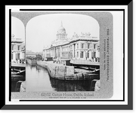 Historic Framed Print, Custom House, Dublin, Ireland,  17-7/8" x 21-7/8"