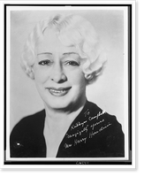 Historic Framed Print, [Beatrice Houdini, head-and-shoulders portrait, facing front],  17-7/8" x 21-7/8"