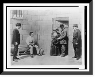 Houdini, the Handcuff King and Prison Breaker, performs for Pathe Fr&egrave;res, Paris, France, Historic Print