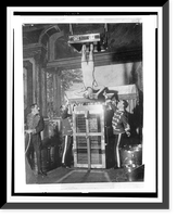 Houdini and the water torture cell, Historic Print