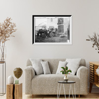 Historic Framed Print, Rimouski .  handling coffins of victims,  17-7/8" x 21-7/8"