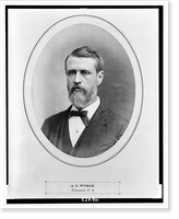 Historic Framed Print, A.U. Wyman, treasurer U.S.,  17-7/8" x 21-7/8"