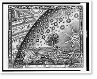 Historic Framed Print, Un missionnaire du moyen &acirc;ge raconte qu'il avait trouv&eacute; le point o&ugrave; le ciel et la Terre se touchent ...,  17-7/8" x 21-7/8"