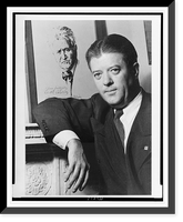 Robert Marion La Follette, Jr., half-length portrait, standing, facing left, in front of portrait of his father.Ferdinand Vogel, Washington, D.C, Vintage Wall Art