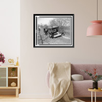 Wilson, Md. A farm truck mired in the mud on an unimproved road, Historic Reproduction