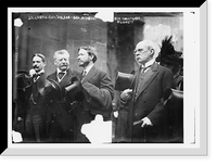 Historic Framed Print, J.B. Curtis .  Geo. Wilson .  Geo. McAneny .  Sir Courtenay Bennett,  17-7/8" x 21-7/8"
