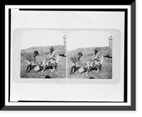 Historic Framed Print, Git on quick Rastus,  -he done got it mos' eat up"",  17-7/8" x 21-7/8"