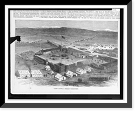 Historic Framed Print, Camp Supply, Indian territory,  17-7/8" x 21-7/8"
