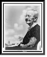 Grandma Moses, Anna Mary Robertson, half-length portrait, seated, facing left.Annette Photography Studio, New York, N.Y. Classic, Vintage Poster