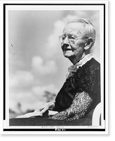 Grandma Moses, Anna Mary Robertson, half-length portrait, seated, facing left.Annette Photography Studio, New York, N.Y. Classic, Vintage Poster