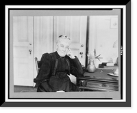 Historic Framed Print, [Mrs. Russell Sage, half-length portrait, seated, facing slightly right].Lazarnick, N.Y.,  17-7/8" x 21-7/8"