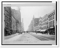 View down Main Street, Rochester, New York, Vintage Poster