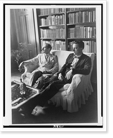 Historic Framed Print, [Joseph Alsop and Stewart Alsop seated on couch],  17-7/8" x 21-7/8"