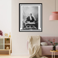 Mrs. Douglas Robinson, grandmother of Joseph and Stewart Alsop, half-length portrait, seated facing left.Alice Hugh. Classic, Vintage Poster