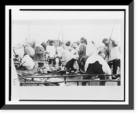 Whaling in Eskimo land: a combined sport-festival. after the perilous sea hunt, they cut up blubber for the feast at the dance, Vintage Wall Art