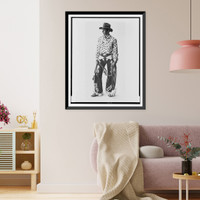 Joel Sims, bull riding champion, of Cody, Wyoming, Antique Poster