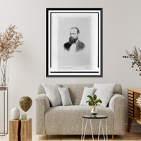 Vintage Portrait - Dr. Ferdinand Stoliczka - Framed Wall Art Gift Idea